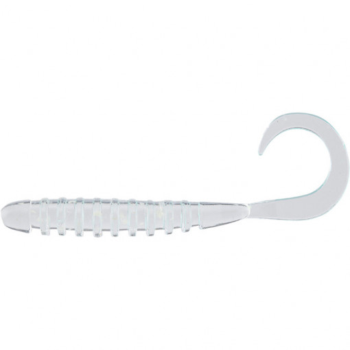 Naluca Jackall Tide Curly, culoare Clear Glow Crush, 5cm, 8buc/plic