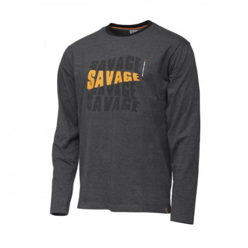 Bluza maneca lunga Savage Gear Simply Logo-Tee