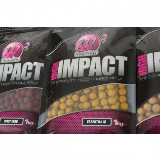 Boilies High Impact Spicy Crab 20mm, 1kg MainLine