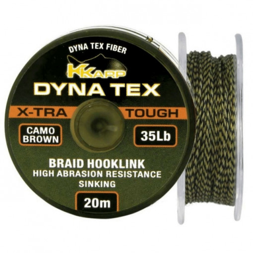 Fir Textil inaintas K-Karp Dyna Tex X-Tra Tough, Camo Brown, 20m