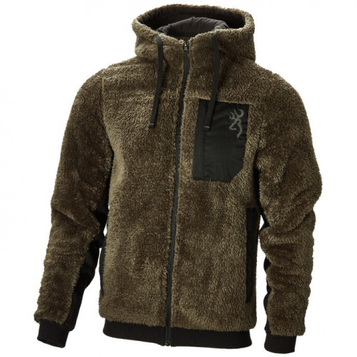 Jacheta Browning Fleece Snapshot Sherpa Green