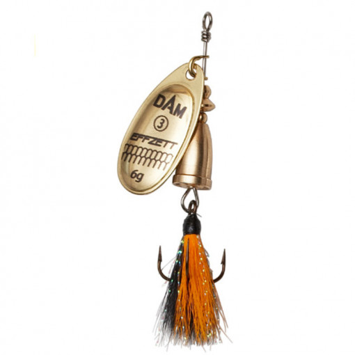 Lingurita rotativa Dam Effzett Executor Dressed, Nr.5, 11g, Gold