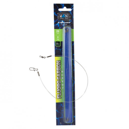 Struna L&K Fluorocarbon, transparent, 25cm, 2buc