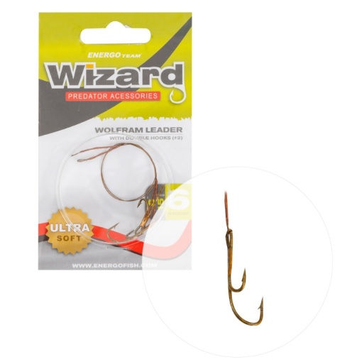 Strune EnergoTeam Wizard Wolfram cu Carlige Duble, 2buc/plic