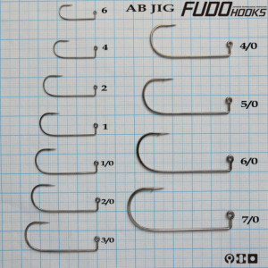 Carlige Fudo AB JIG, Black Nickel