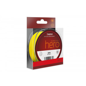 Fir Textil Delphin HERO 4, Galben Fluo, 300m