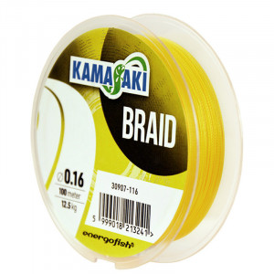 Fir Textil Kamasaki Braid, Yellow, 100m