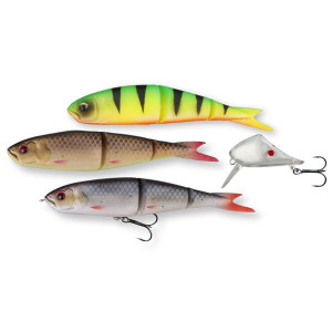 Kit Shad Soft 4Play  9,5cm / 3buc,+cap vobler/plic Savage Gear
