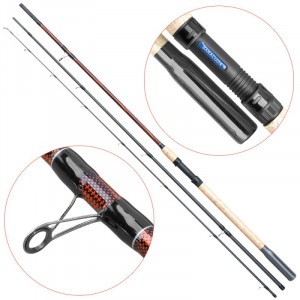 Lanseta Baracuda Tele Match Sicario, 3.3m, 15-40g, 3 tronsoane - Img 2