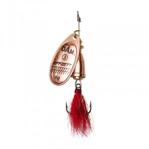 Lingurita rotativa Dam Effzett Executor Dressed, Nr.3, 6g, Cupru