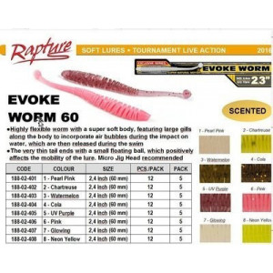 Naluca Evoke Worm Cola 10cm, 8buc/plic Rapture - Img 4