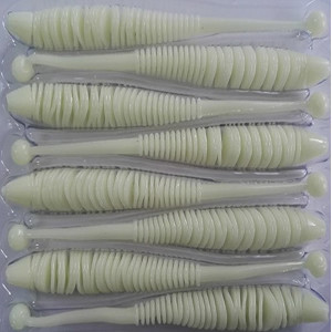 Naluca Evoke Worm Glowing 10cm, 8buc/plic Rapture