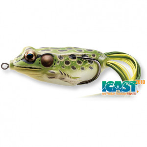 Naluca Livetarget Hollow Frog Walking Bait, culoare Green-Yellow, 5.5cm, 18g - Img 2