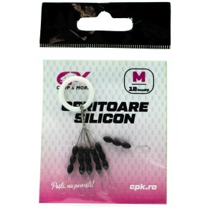 Opritor Silicon CPK, Negru, 18buc/plic - Img 2