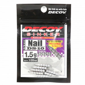 Plumb pentru naluci Decoy DS-10 Nail Sinker, tip bradut