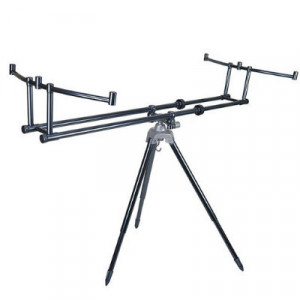Rod Pod Carp Pro Gun Smoke, Black, 3 posturi