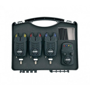 Set avertizoare Jaxon XTR Carp Sensitive Energy cu statie, 3+1 - Img 2