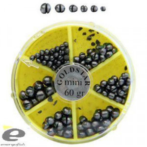 Set plumbi despicati Gold Star Mini, 60g