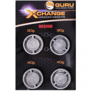Set plumbi rezerva Guru Window Feeder Light, 20g+30g, 4bc