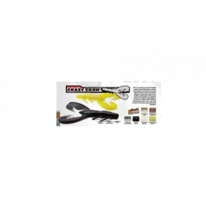 Shad Crazy Craw Pearl White 9cm, 8buc/plic Rapture - Img 5