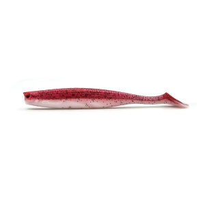 Shad Fast Strike Bionic Soft Pike-Zander, White Back Red Pepper, 10cm, 5buc/blister