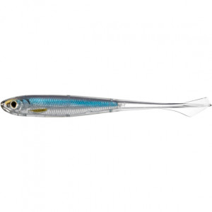 Shad Livetarget Ghost Tail Minnow Drophot, culoare Silver-Blue, 11.5cm, 4buc