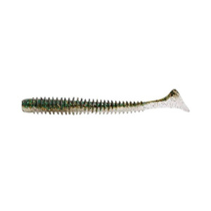 Shad RIB Slim Shady Smoke Green 7.5cm, 12buc/plic Rapture