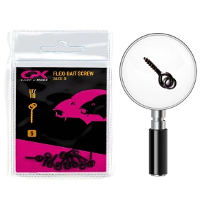 Surub cu Anou CPK Flexi Bait Screw, 10buc/plic