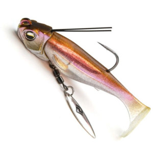 Swimbait Raid Head Swimmer Libero, 6cm, 5g, 005 Clear Wakasagi, 2+2buc/plic