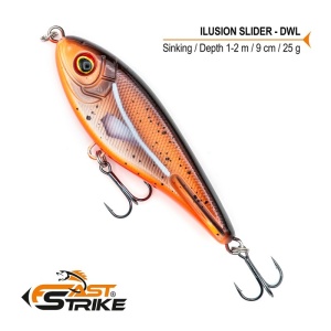 Vobler Fast Strike Ilusion Slider Sinking, Culoare DWL, 9cm, 25g