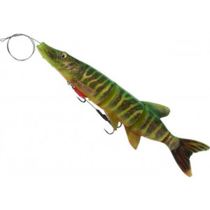 Vobler Swimbait Savage Gear 4D Line Thru Pike SS03, 25cm, 105g - Img 2