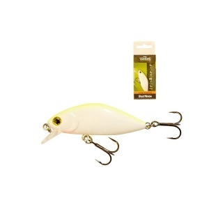 Vobler Wizard Ghost Minnow Slow Sinking White-Yellow, 5cm, 4g
