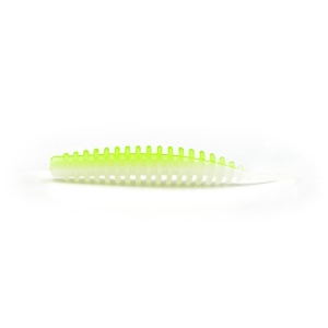Worm Fast Strike Flexy Worm 5cm, 10buc/plic, White Neon Back