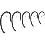 Carlig crap Mustad XV2 Curved, nichel negru, 10 buc