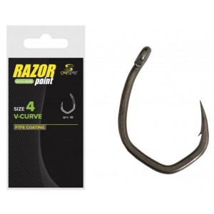 Carlige Carp Spirit V-Curve, 10buc/plic