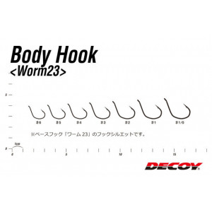 Carlige Decoy Worm 107 Body Guard