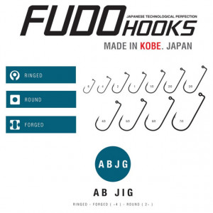 Carlige Fudo AB JIG, Black Nickel