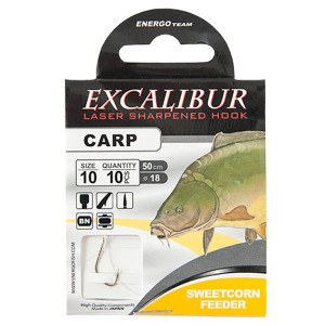 Carlige legate Excalibur Sweetcorn Feeder, 10buc