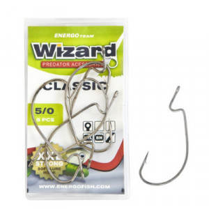Carlige Offset Wizard Dropshot, Black Nickel