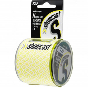 Fir monofilament Daiwa Shorecast, Galben Fluo