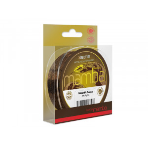 Fir Monofilament Delphin Mamba Feeder, Culoare Camo Bronz, 300m