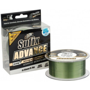 Fir Sufix Advance HMPE Hyper CoPolymer, Lo-Vis Green, 300m