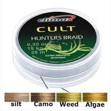 Fir Textil Climax Cult Huntersbraid Sinking Hooklink Weed Green, 20m - Img 3