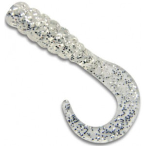 Grub Big Hammer Grubs, Silver Shad, 4.5cm, 25 buc