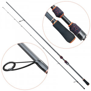 Lanseta Baracuda Blaze X 2402 Carbon, 2.4m, 12-40g, 2 tronsoane - Img 2