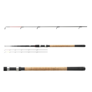 Lanseta Daiwa Black Widow Tele Feeder, 3.30m, 100g, 6+2 tronsoane - Img 2