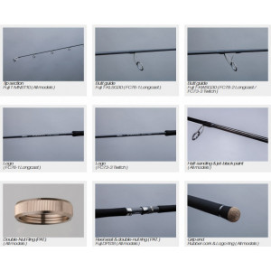 Lanseta Zenaq Fokeeto Twitch FC73-3, 2.22m, 15-80g, 2 tronsoane - Img 5