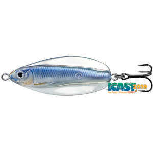 Lingurita oscilanta Livetarget Erratic Shiner, culoare Silver-Blue, 7cm, 21g