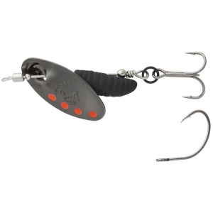 Lingurita Rotativa Savage Gear Spinner Grub Sinking Nr.0, Black Red Black, 2.2g