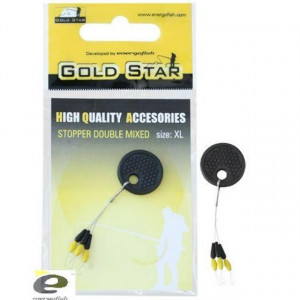 Opritor Dublu GS negru / galben Gold Star